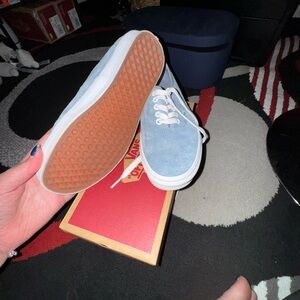 Vans Blue and White Women's Sneakers
